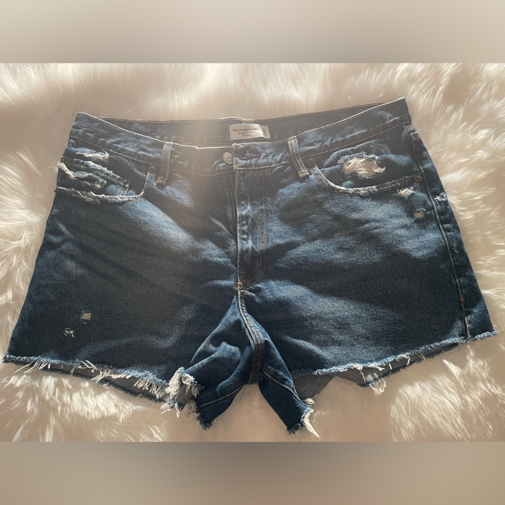 Dark Denim Shorts